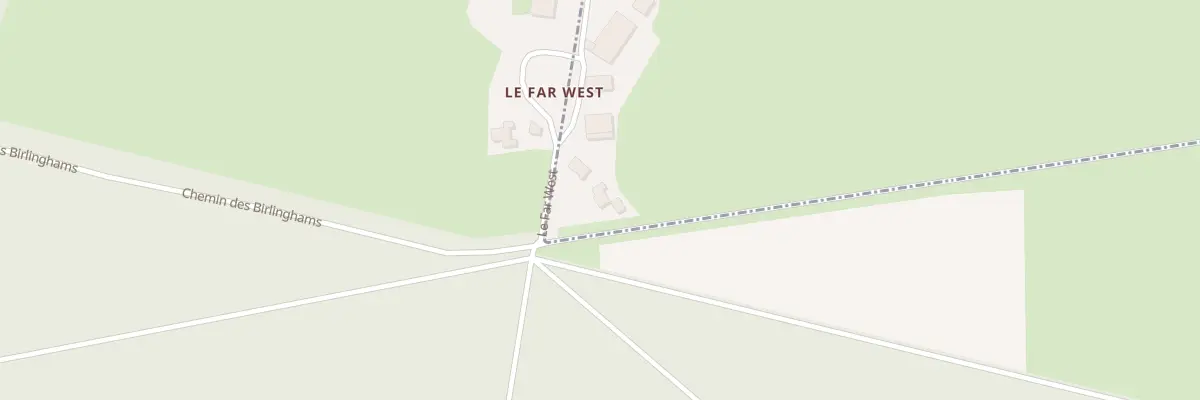 Plan du 1 Le Far West à Créances
