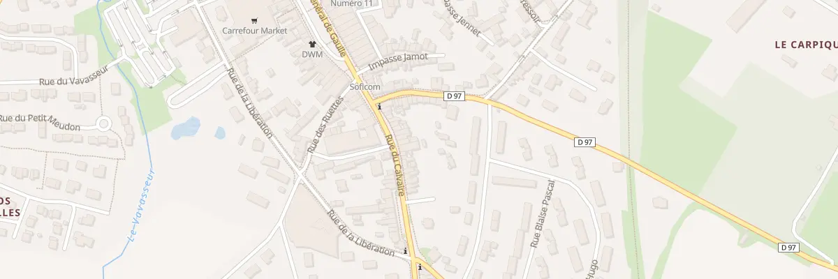 Plan du 30 Rue du Calvaire à La Haye