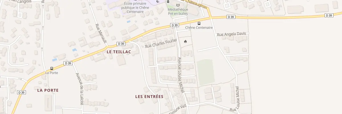 Plan du 4 Rue Lucie Aubrac à Nouvoitou