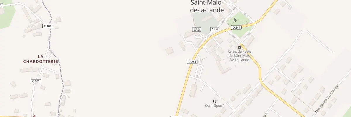 Plan du 11 Rue de Bordes de Folligny à Saint-Malo-de-la-Lande
