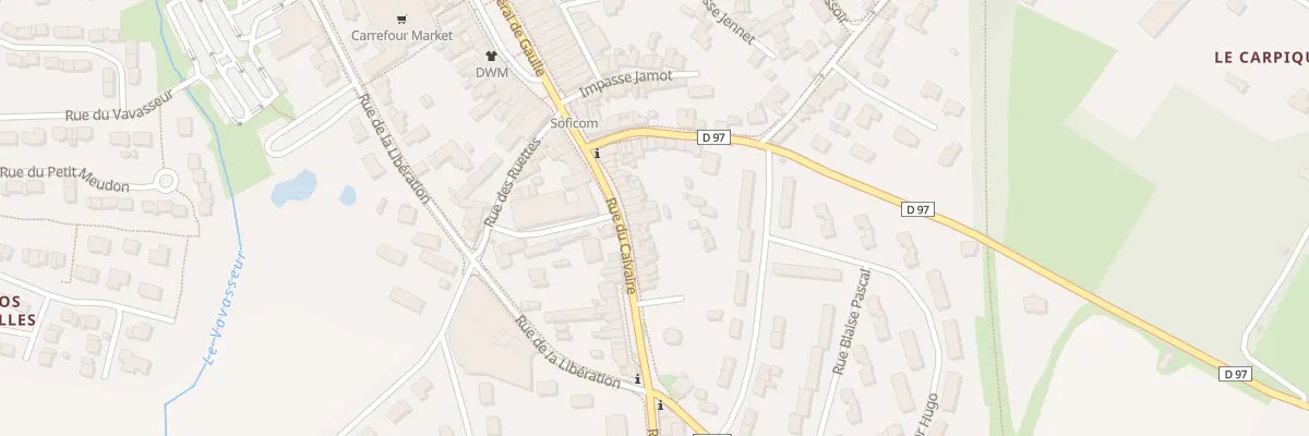 Plan du 32 Rue du Calvaire à La Haye