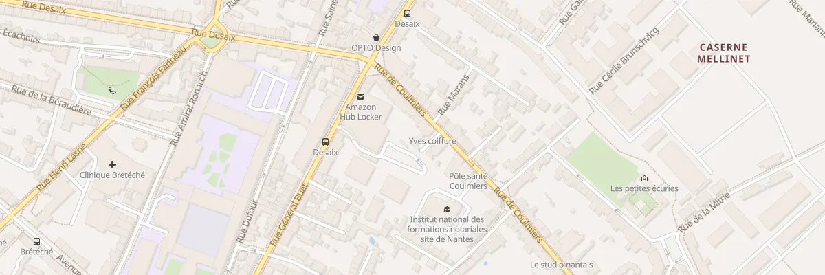Plan du 133 Rue de Coulmiers à Nantes