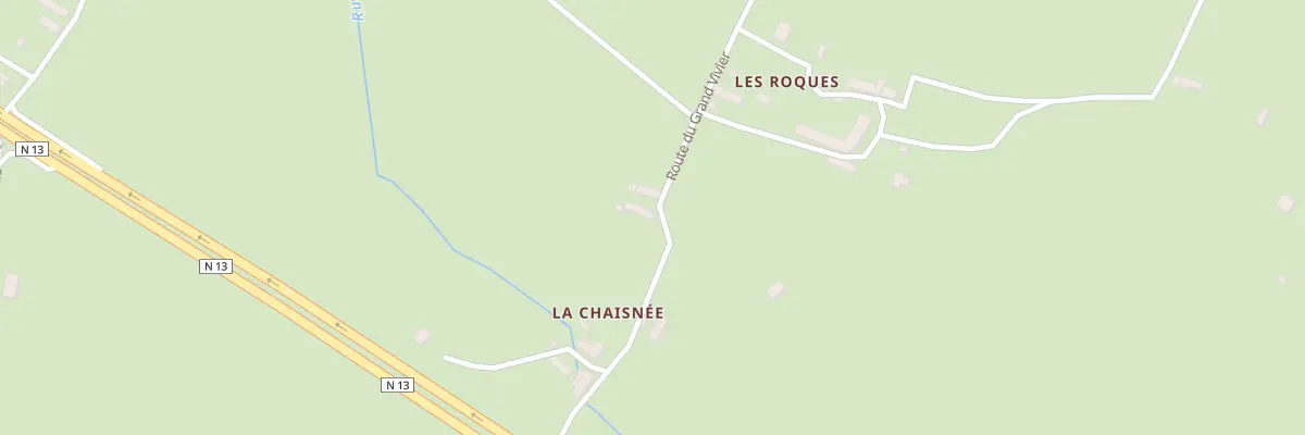 Plan du 19 Rte du Grand Vivier à Brix