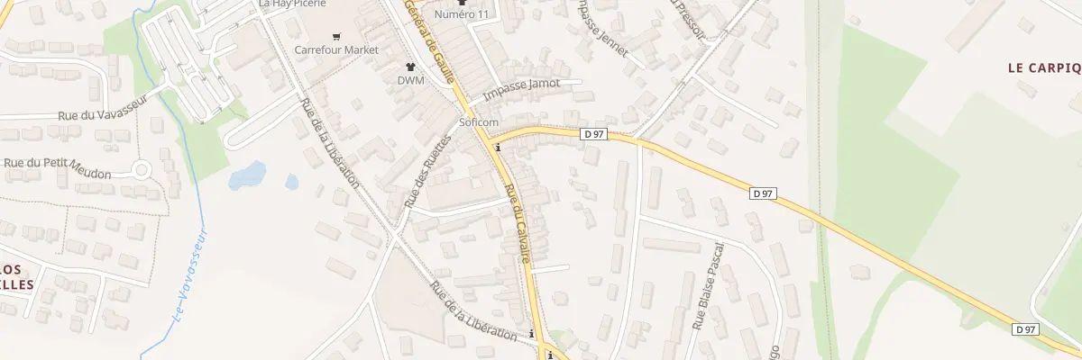 Plan du 26 Rue du Calvaire à La Haye