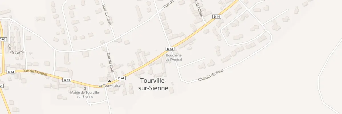 Plan du 427 Rue de l’Amiral à Tourville-sur-Sienne