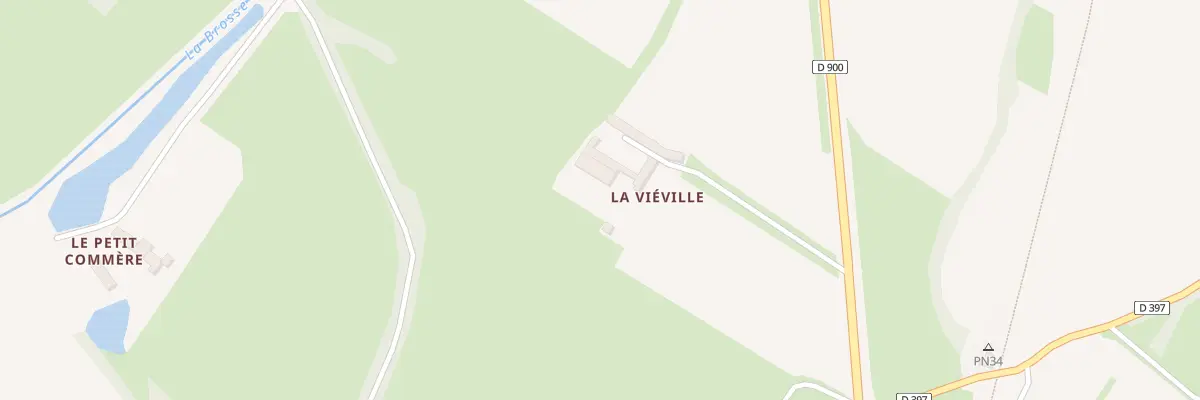 Plan du 2 Rte de Lessay Mobecq à La Haye