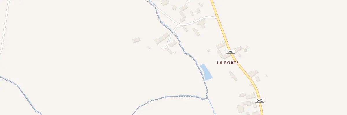 Plan du 24 La Porte à Saint-Rémy-du-Plain