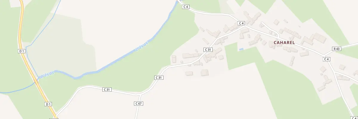 Plan du 1 Caharel à Saffré