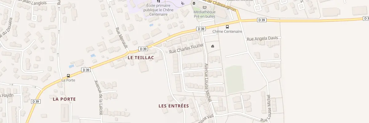Plan du 10 Rue Lucie Aubrac à Nouvoitou