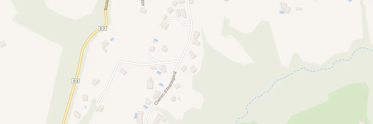 Plan du 203 Che d’Akertegarai à Saint-Pée-sur-Nivelle