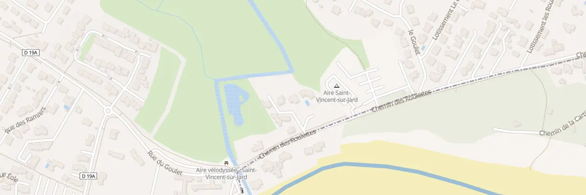 Plan du 52B Che des Roulettes à Saint-Vincent-sur-Jard