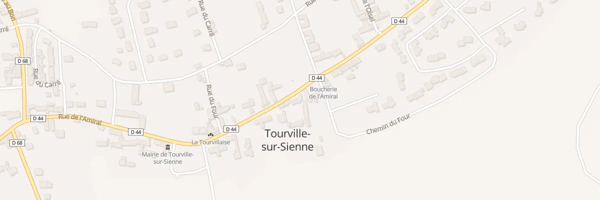 Plan du 463 Rue de l’Amiral à Tourville-sur-Sienne