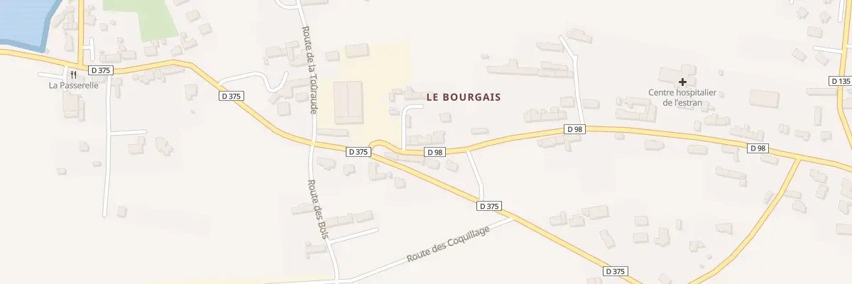 Plan du 106 Rte du Havre de la Vanlee à Bricqueville-sur-Mer
