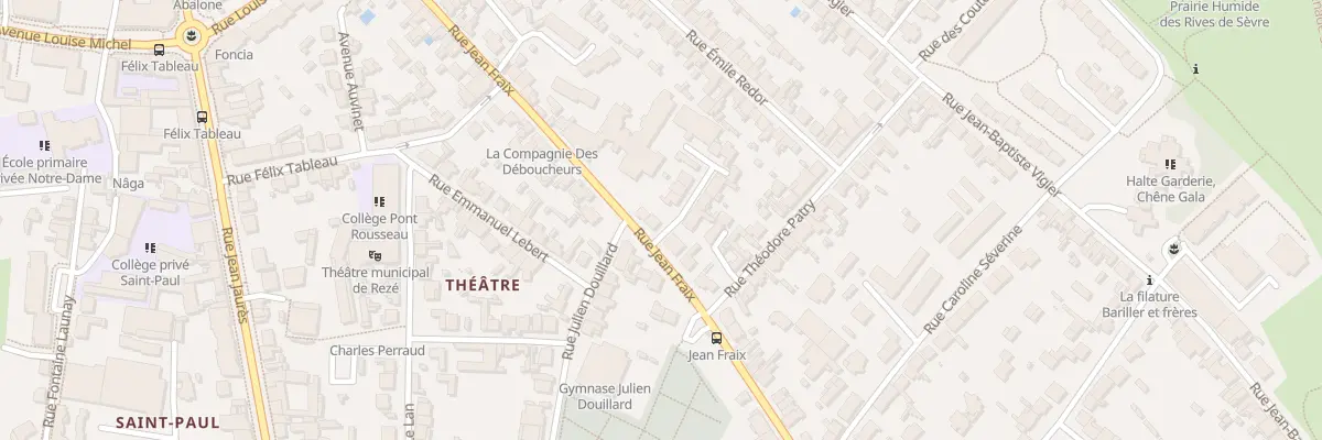 Plan du 115 Rue Jean Fraix à Rezé