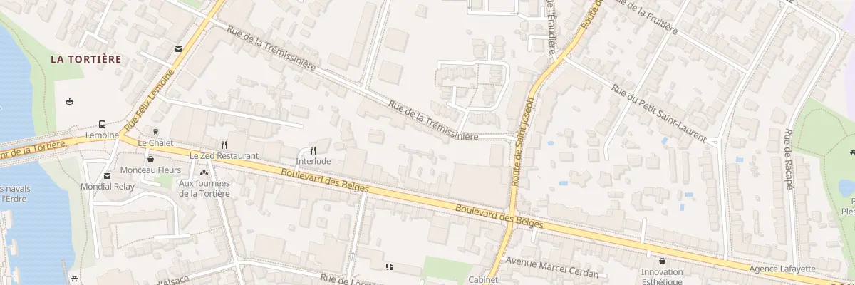 Plan du 5 Rue de la Trémissinière à Nantes
