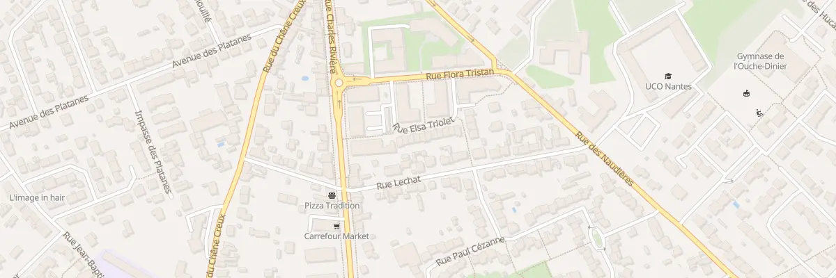 Plan du 14 Rue Elsa Triolet à Rezé