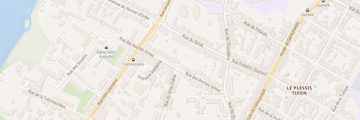 Plan du 16 Rue des Roches Grises à Nantes