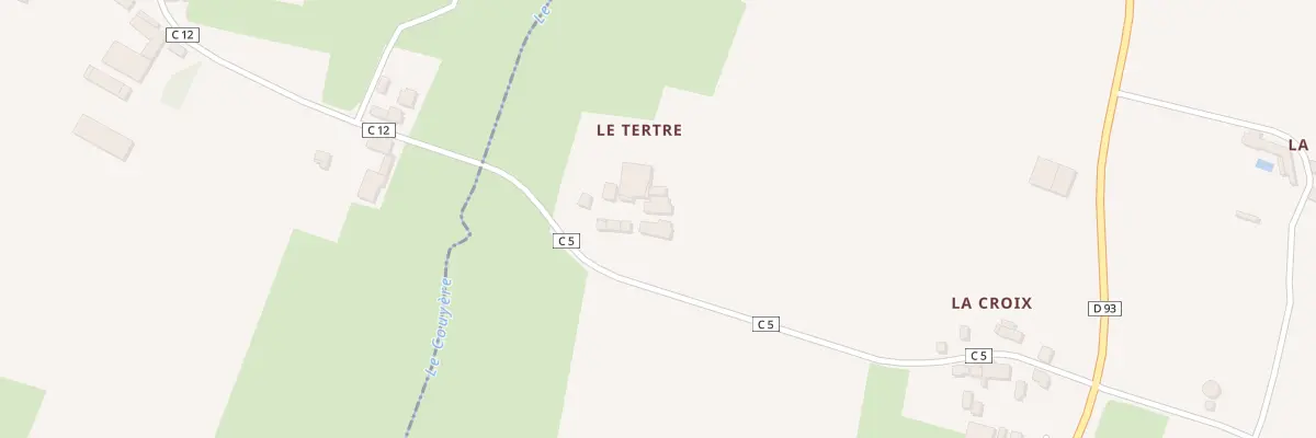 Plan du 5002 Le Tertre à La Couyère