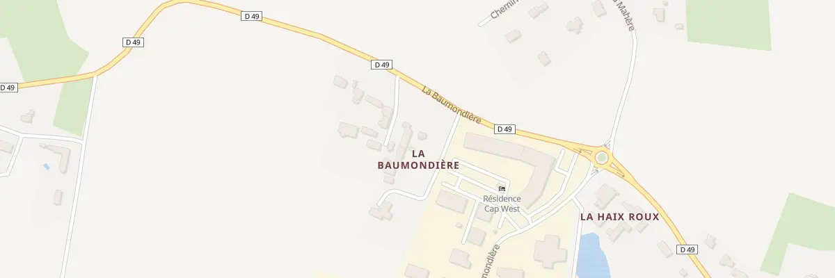 Plan du 59 La Baumondière à Sucé-sur-Erdre