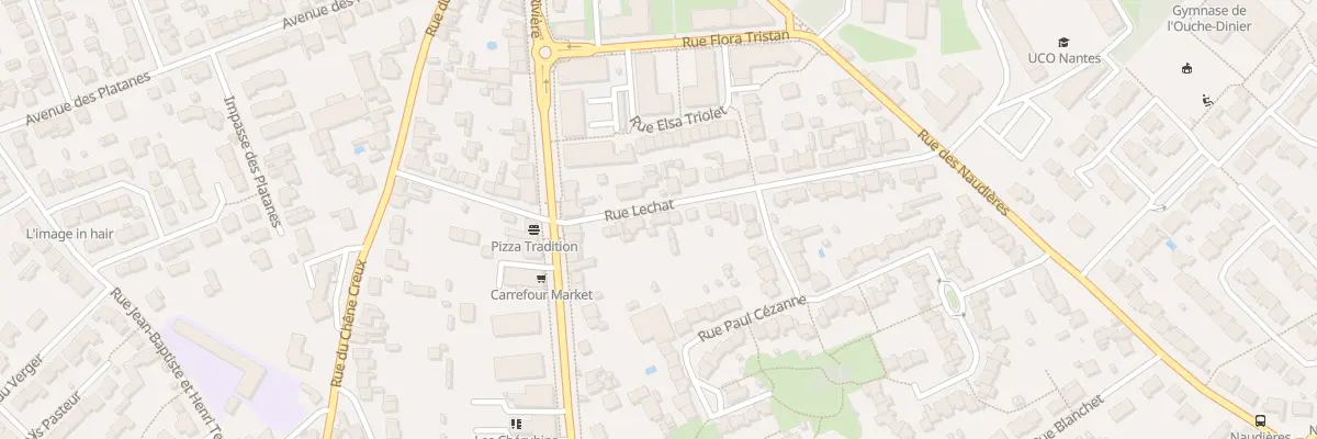 Plan du 25 Rue Lechat à Rezé