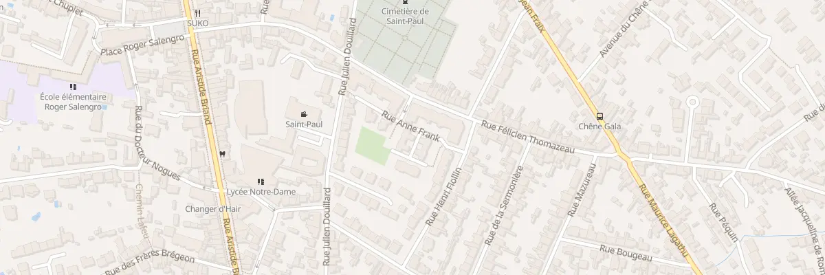 Plan du 6 Rue Henri Fiollin à Rezé