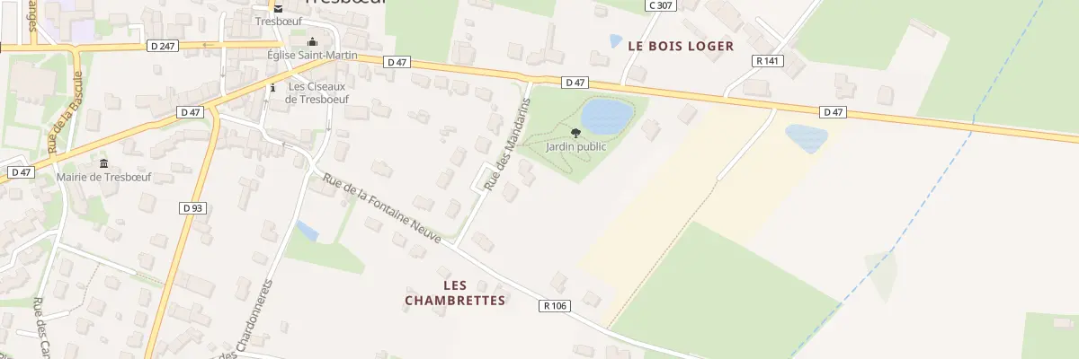 Plan du 5570 Rue des Mandarins à Tresbœuf
