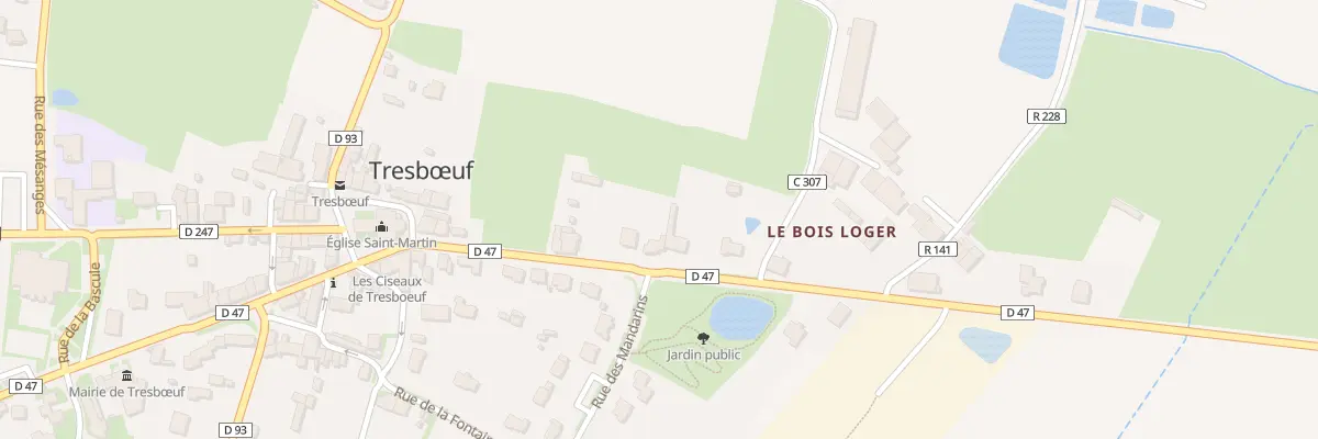 Plan du 13B Rue des Pins à Tresbœuf