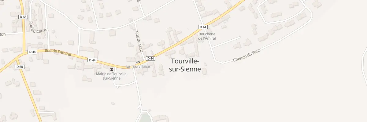 Plan du 495 Rue de l’Amiral à Tourville-sur-Sienne