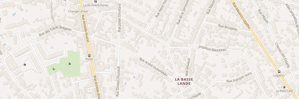 Plan du 31 Rue Mazureau à Rezé