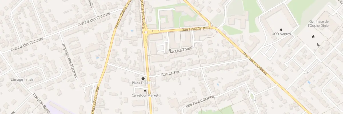 Plan du 8 Rue Elsa Triolet à Rezé