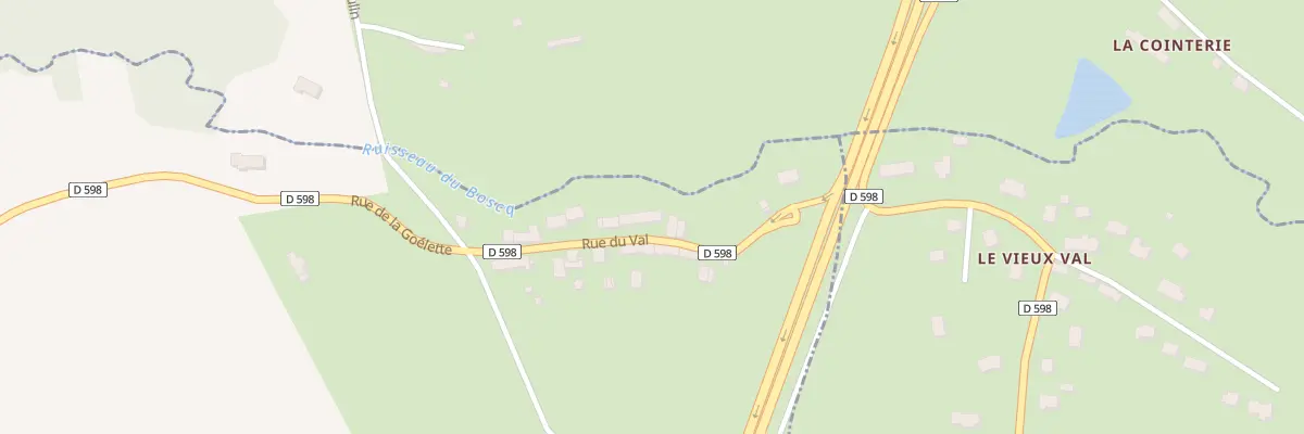 Plan du 327 Rue du Val à Yquelon