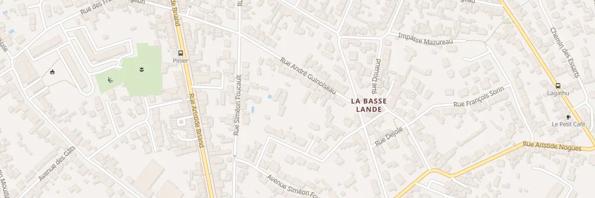 Plan du 13 Rue André Guinoiseau à Rezé