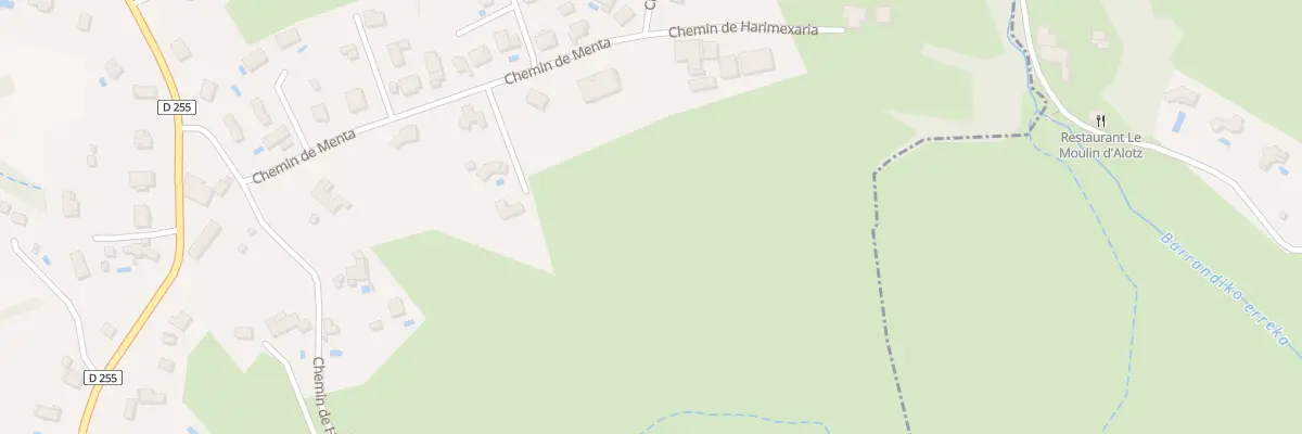 Plan du 12 Che de Menta à Arbonne