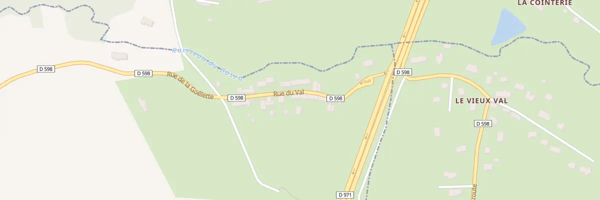 Plan du 308 Rue du Val à Yquelon