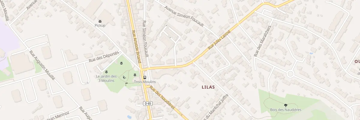 Plan du 3 Rue Jules Laisné à Rezé