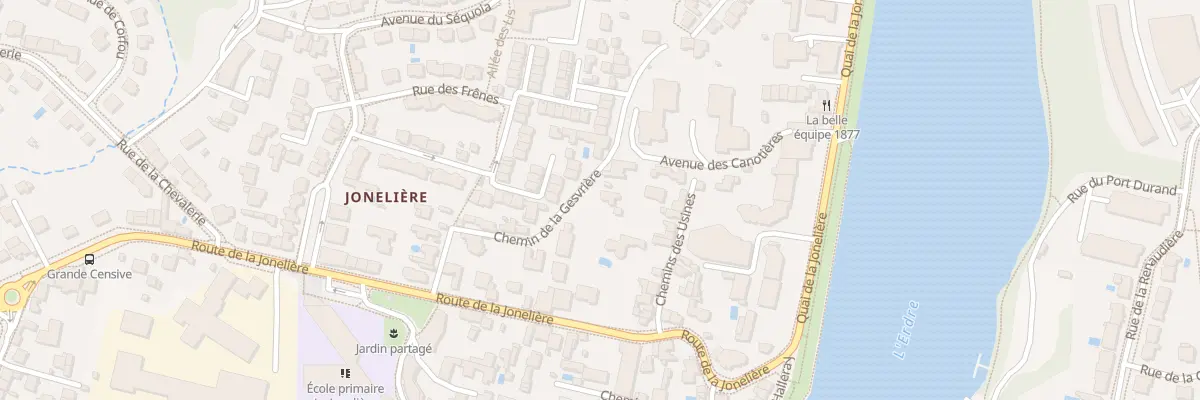 Plan du 107 Rte de la Jonelière à Nantes