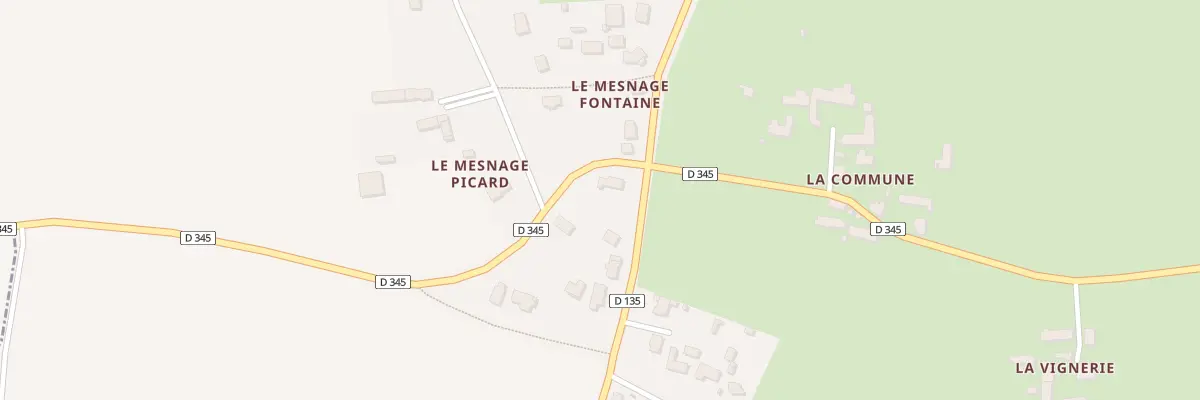 Plan du 25 La Sablonniere à Bréhal