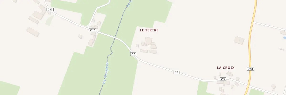 Plan du 5003 Le Tertre à La Couyère