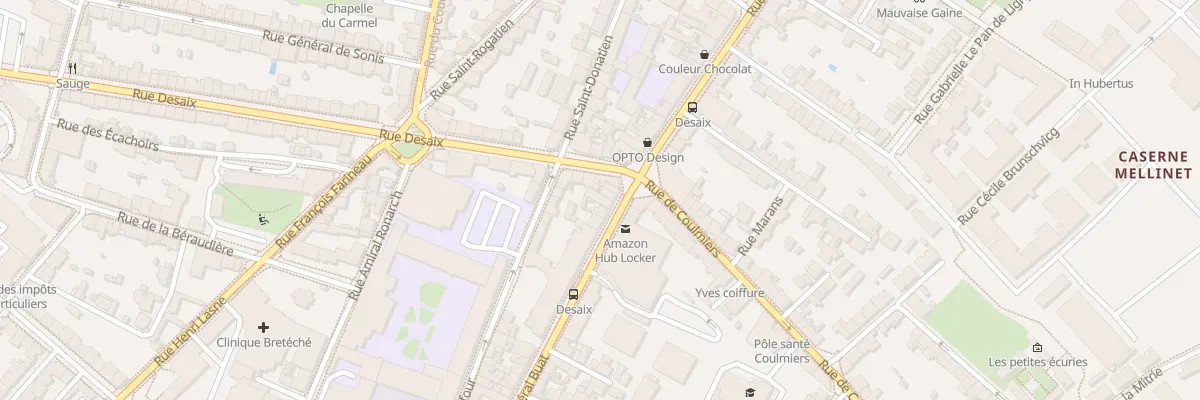 Plan du 150 Rue Gal Buat à Nantes