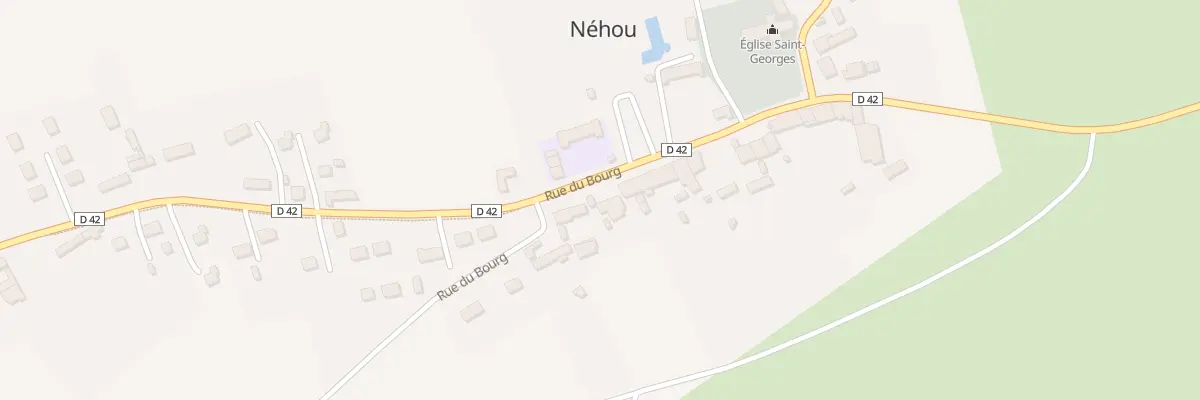 Plan du 35 Rue du Bourg à Néhou