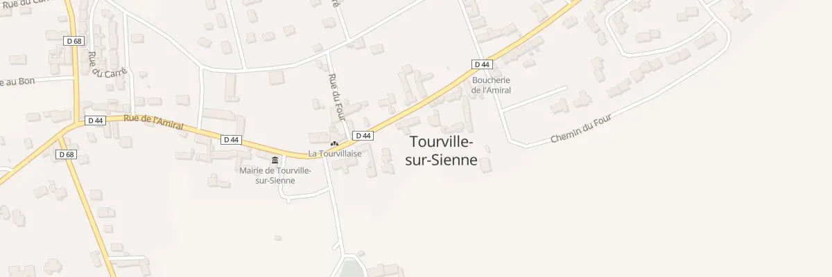 Plan du 519 Rue de l’Amiral à Tourville-sur-Sienne