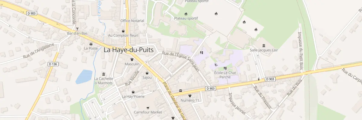 Plan du 6 Rue des Ecoliers à La Haye