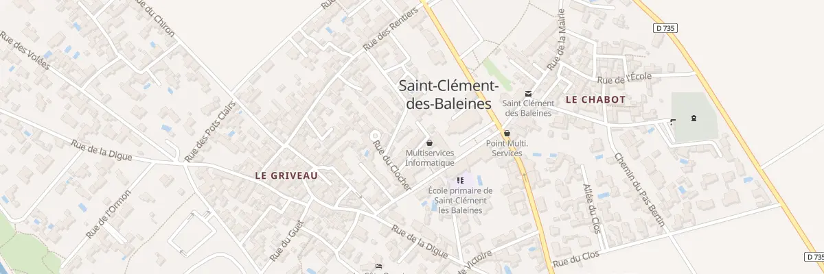 Plan du 16 Rue du Clocher à Saint-Clément-des-Baleines