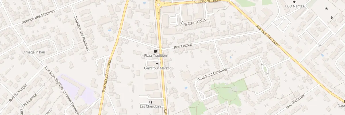 Plan du 21 Rue Charles Rivière à Rezé