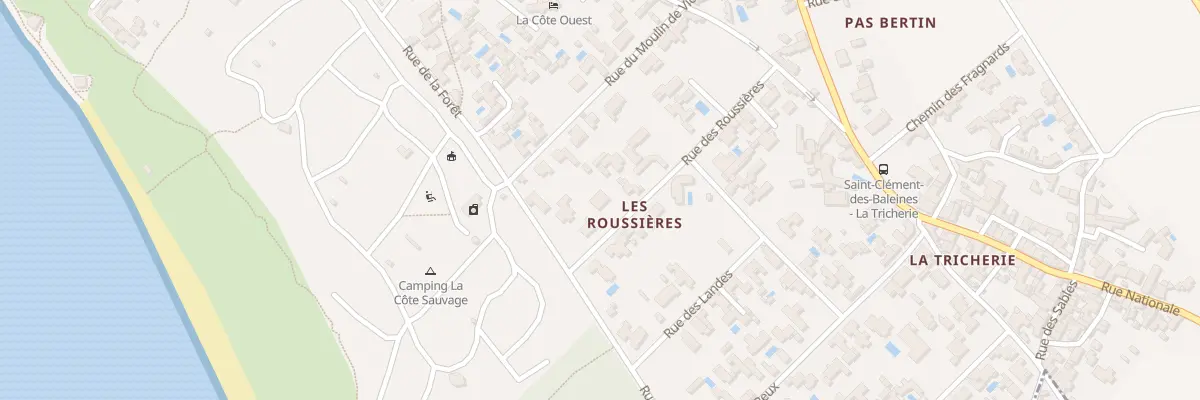 Plan du 174 Rue des Roussières à Saint-Clément-des-Baleines