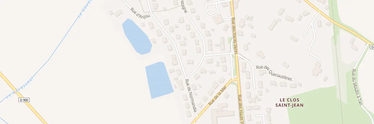 Plan du 1 Rue de Bretagne à La Haye