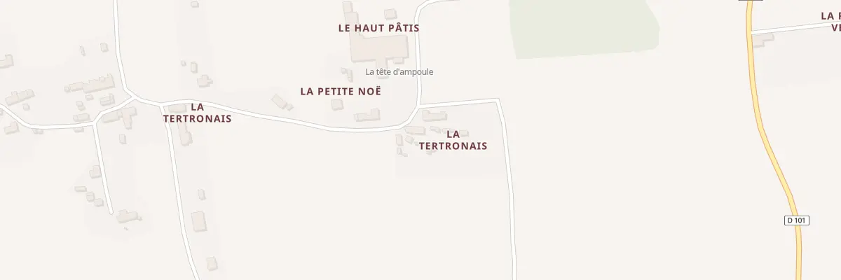 Plan du 5135 La Tertronais à Nouvoitou