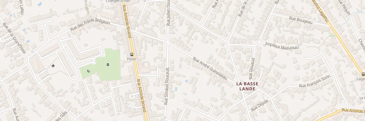 Plan du 23 Rue André Guinoiseau à Rezé