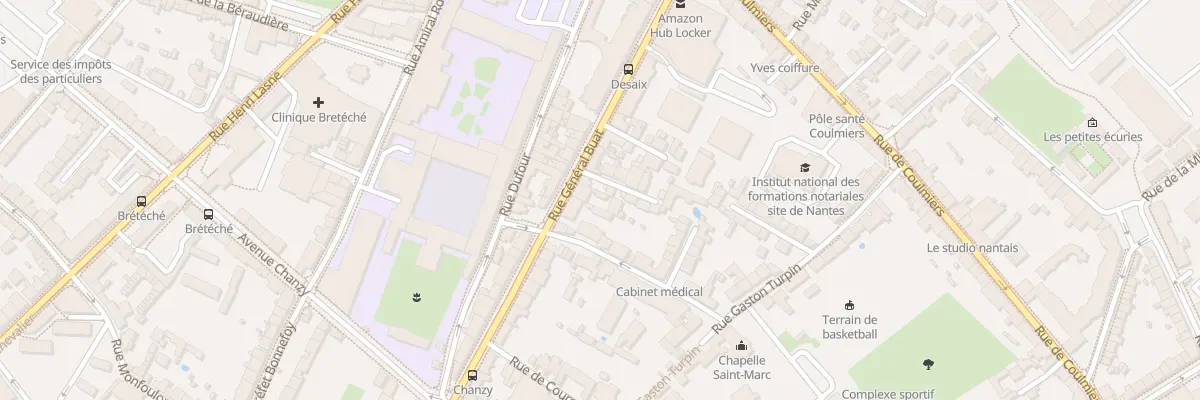 Plan du 121 Rue Gal Buat à Nantes