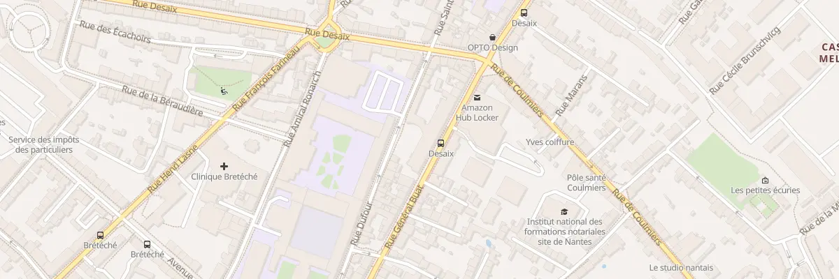 Plan du 158 Rue Gal Buat à Nantes